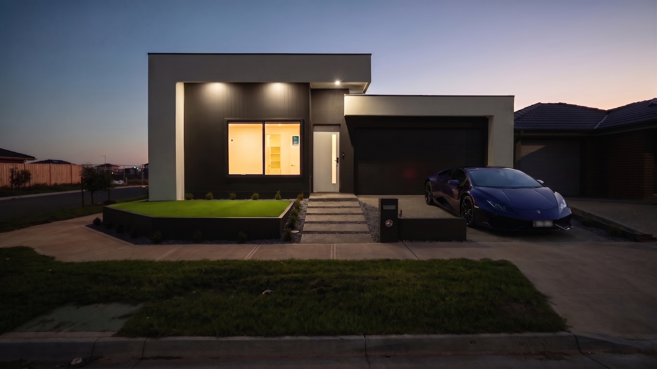 Cendre, 37 Slinky Street Deanside, at twilight