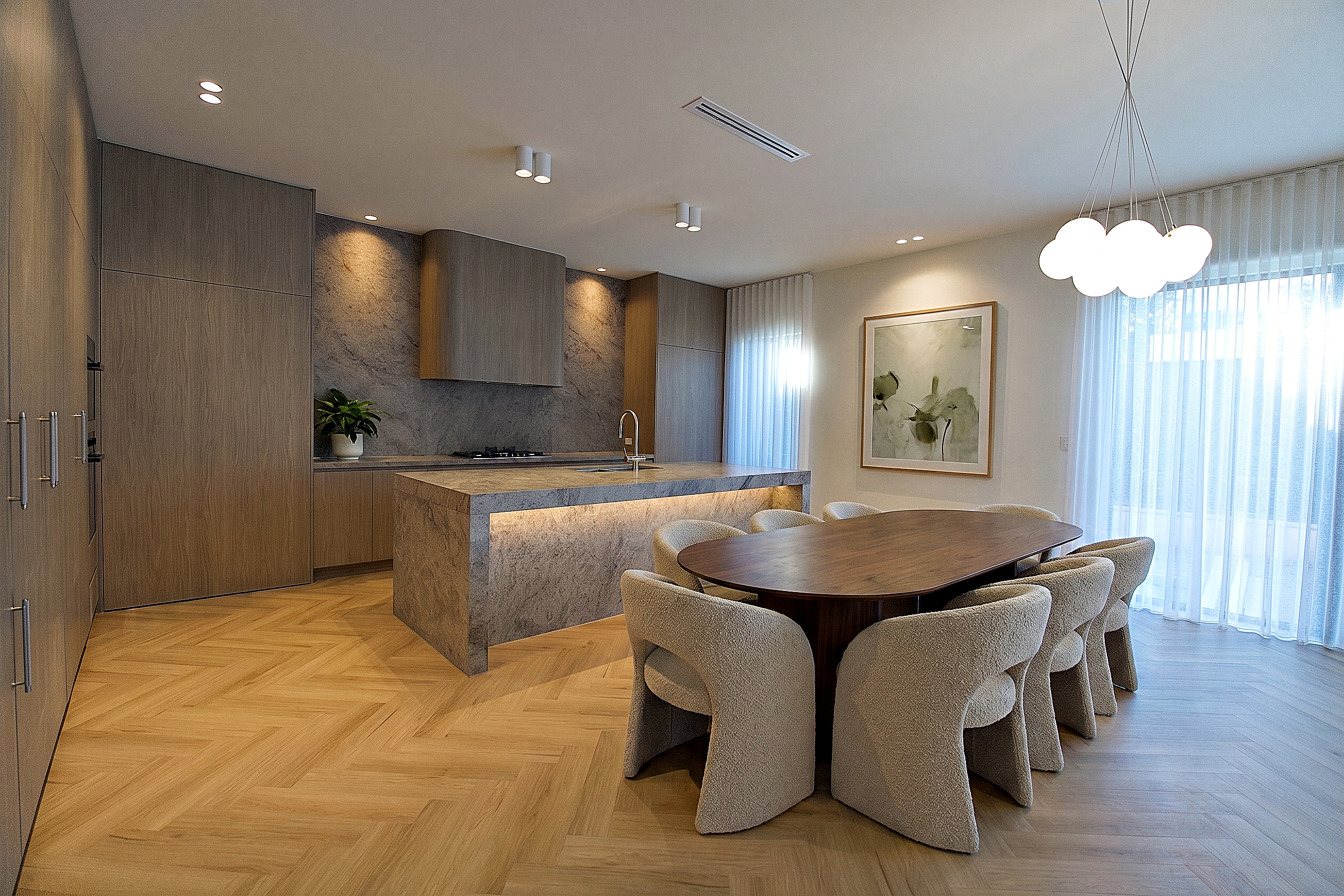 Kitchen and dining